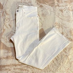 madewell cali demi-boot white jeans